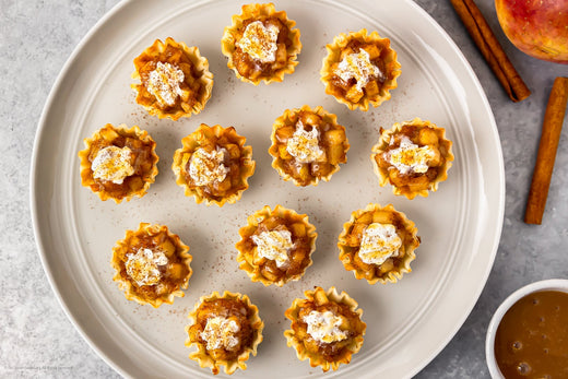 Apple pie bites
