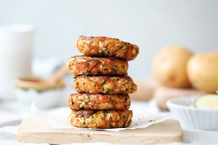 VEGETARIAN CARROT, ZUCCHINI AND POTATO MEATBALLS