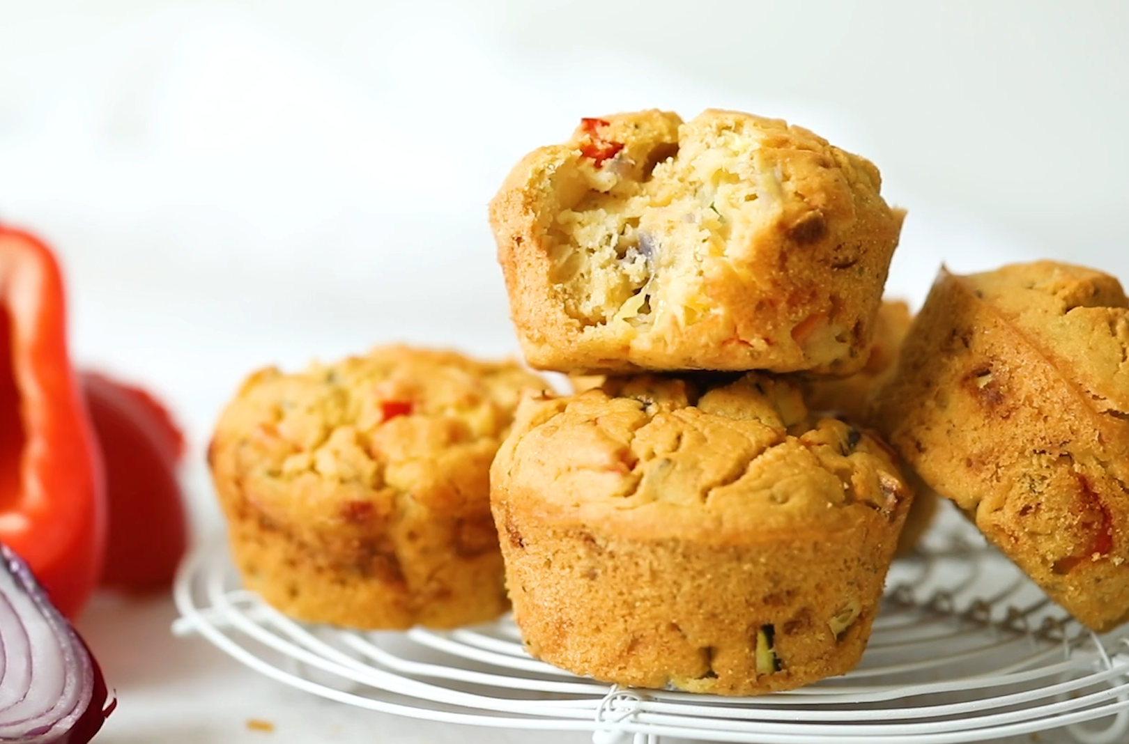 Mini vegan frittatas