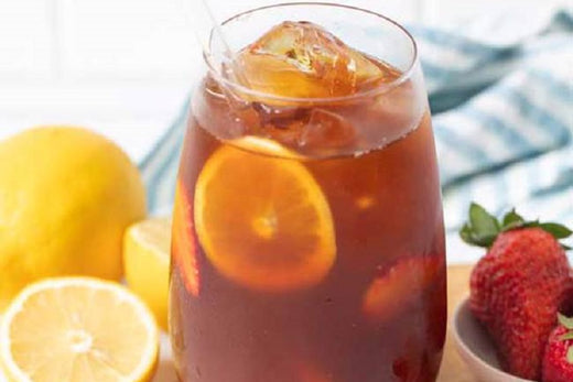 Iced chaga tea