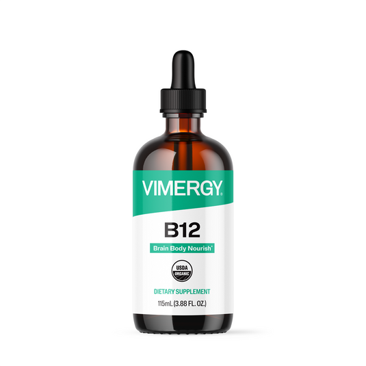 Органичен витамин Б12, течен, 115 мл, Vimergy®