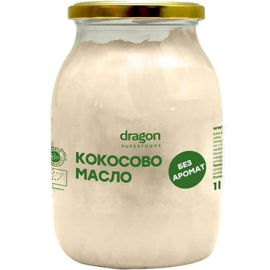 Ulei de nuca de cocos organic, fara parfum, 300 ml/1 l.