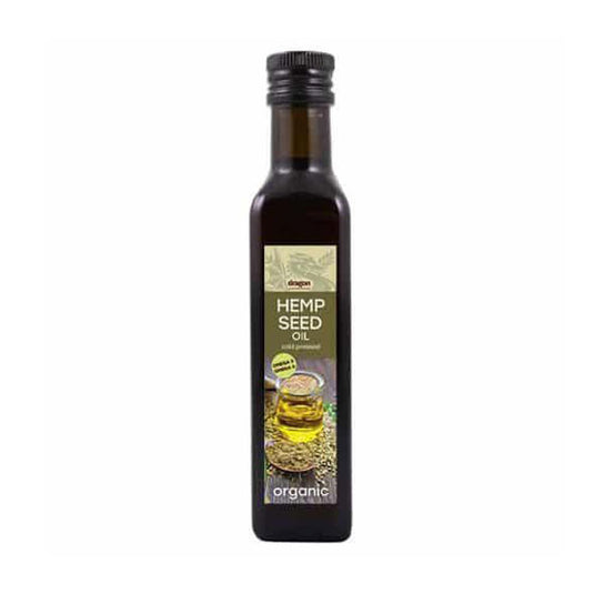 Ulei organic de canepa, presat la rece, 250 ml.