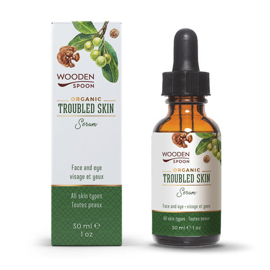 Ser organic pentru ten cu probleme cu reishi si tamanu, 30 ml.