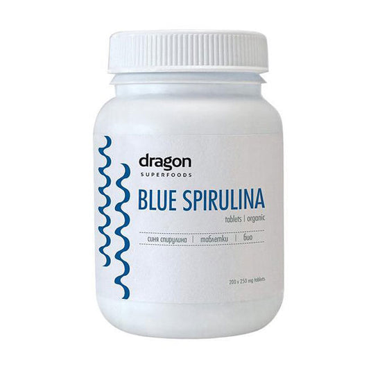 Tablete de spirulinа albastrа organicа, 50 g. (200 comprimate x 250 mg.)