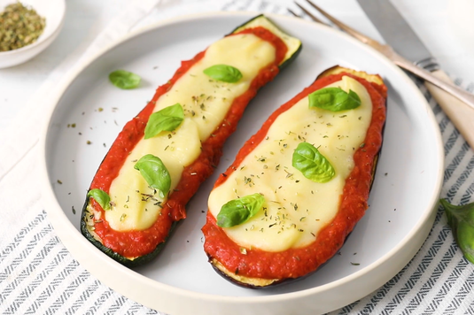 Веган пармиджана с патладжан и тиквички