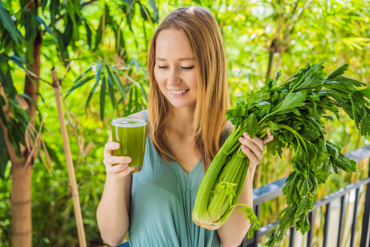 How celery juice helps with adrenal problems