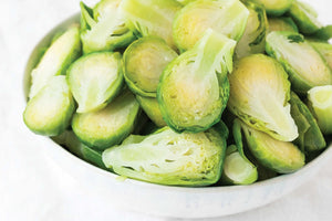 STEAMED BRUSSELS SPROUTS