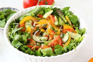 TOMATO, CUCUMBER AND HERB SALAD
