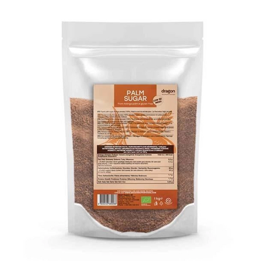 Organic palm sugar, 250 g/1 kg.