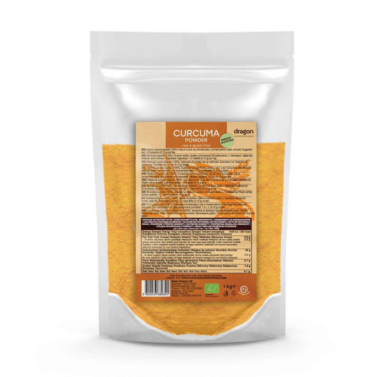 Organic turmeric powder, 150 g/1 kg.