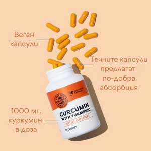 Curcumin with Turmeric, 90 capsules, Vimergy®