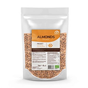 Organic almonds, 1 kg.