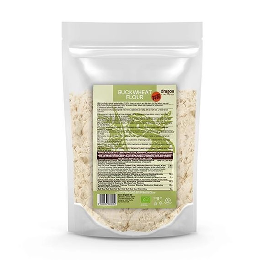 Organic buckwheat flour, 1 kg.