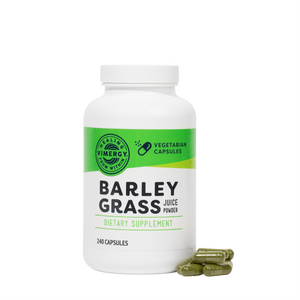 Organic Barley grass juice powder, 240 capsules, Vimergy®