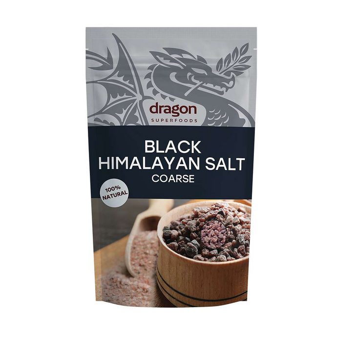Black Himalayan salt, coarse, 250 g.
