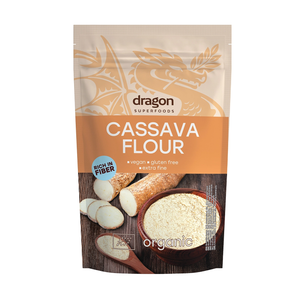 Organic cassava flour, 200 g.