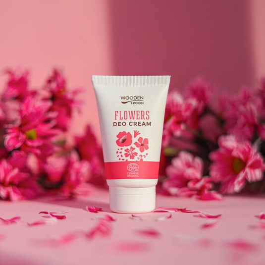 Organic cream deodorant Flowers, 40 ml.