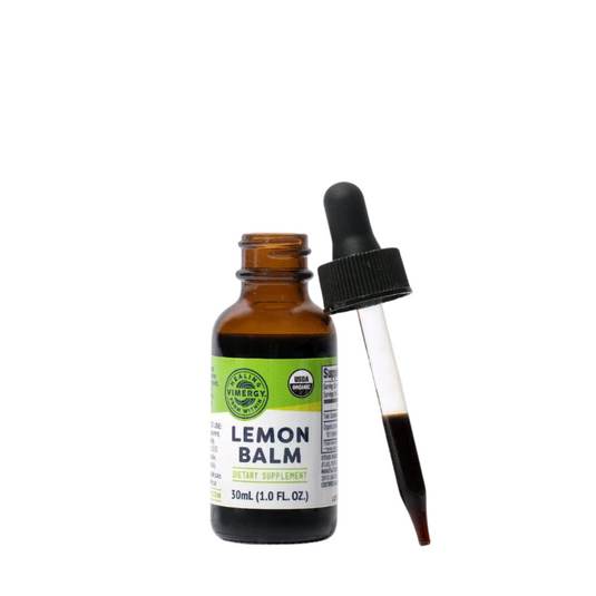 Organic Lemon Balm, non-alcoholic extract 10:1, 30 ml, Vimergy®