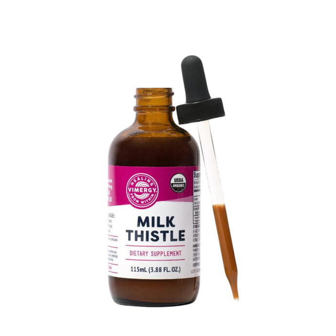 Organic milk thistle, non-alcoholic extract 20: 1, 115 ml.