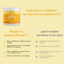 Load image into Gallery viewer, Микро-Ц Immune Power на прах, 125 гр, Vimergy®
