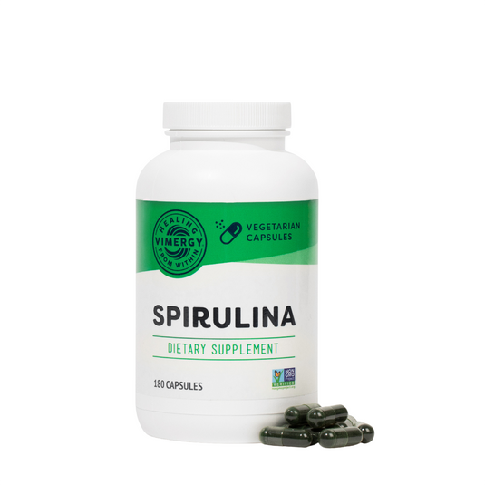 USA Grown Spirulina, 180 capsules, Vimergy®