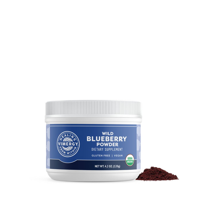 Wild Blueberry powder 120 g, Vimergy®