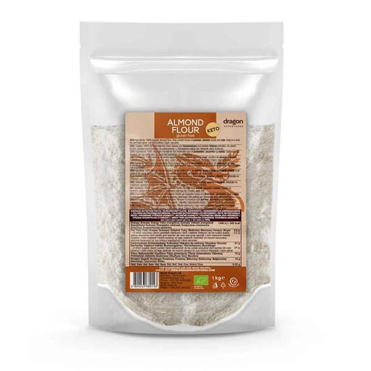 Organic almond flour, 200 g/1 kg.