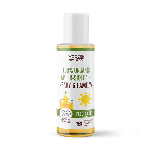 Baby&Family organic after sun oil, 100 ml.