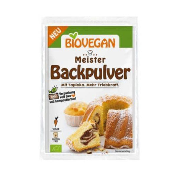 Organic Baking Powder with Tapioca Starch 17 g.