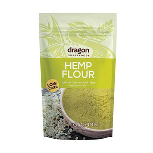 Organic hemp flour, 200 g/1 kg.