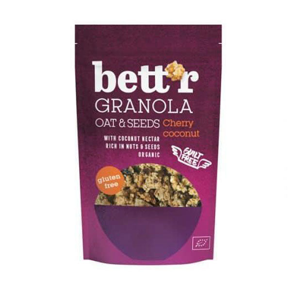 Organic Granola with Cherry and Coconut, 300 g.