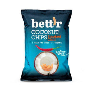 Organic Coconut Chips with Chilli, 40/70 g.