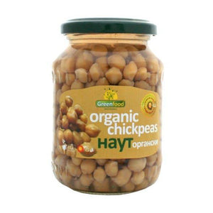 Organic Chickpeas, jar, 350 g.