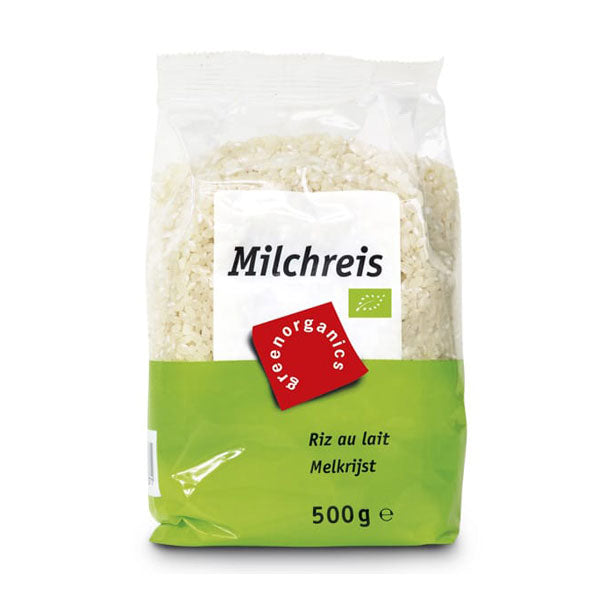 Organic White Rice Round Grain 500 g.