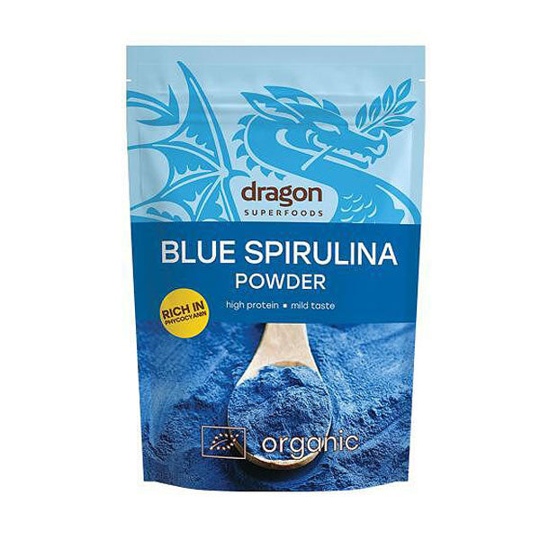 Organic blue spirulina powder, 75 g.