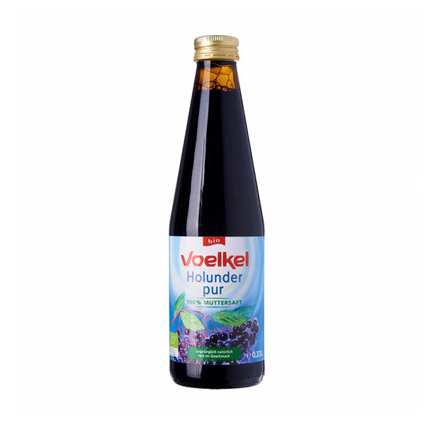 Organic elderberry juice, 750 ml.