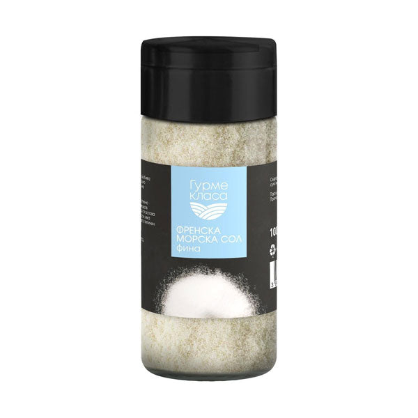 French sea salt, fine, 100 g.